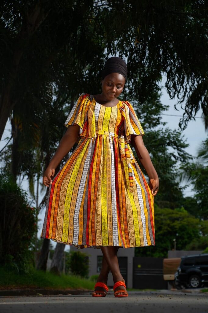Ankara gown Design