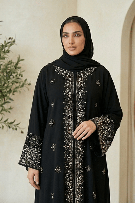 Luxury Stone Embellished Abaya